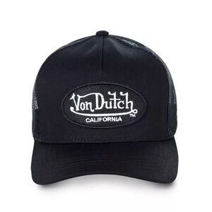 VON DUTCH UNISEX BASEBALL CAP BLACK